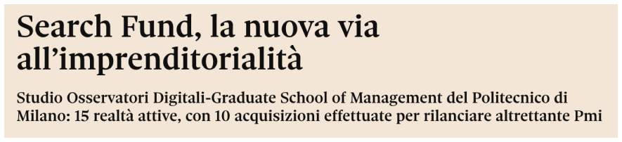 Il Sole 24 Ore
